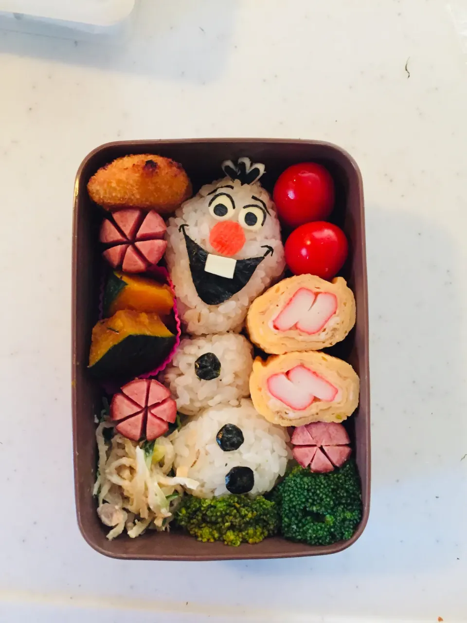 pimoriさんの料理 アナ雪❄️オラフ弁当^_^|pimoriさん