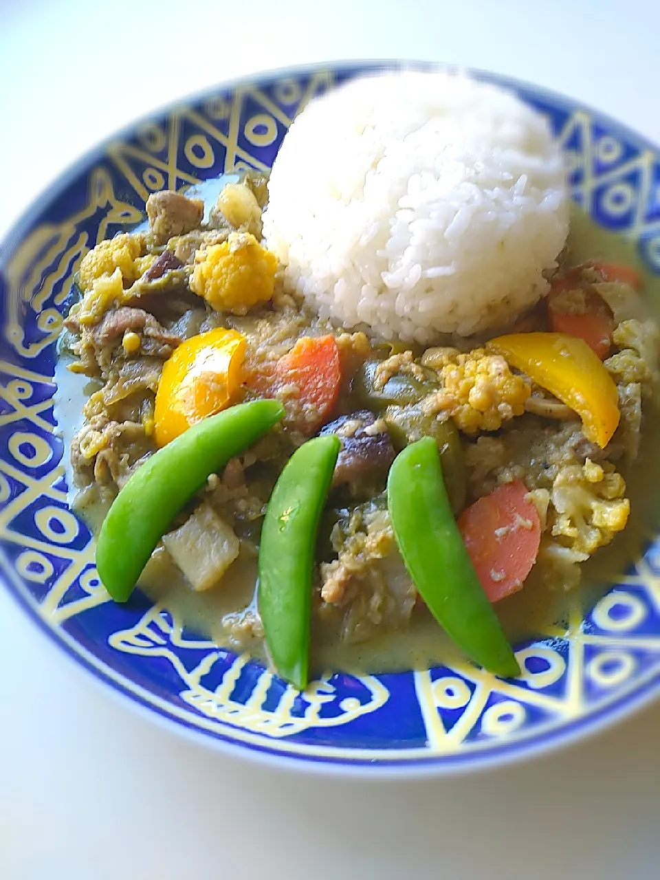 今週のグリーンカレー！|まめころさん