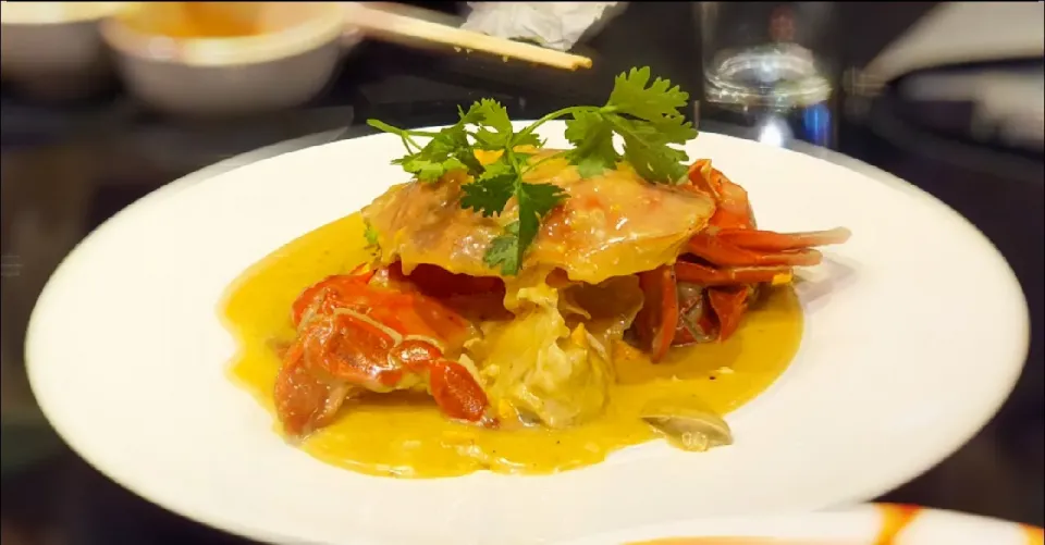 mud crabs with salted egg yolk|Michael Vongさん