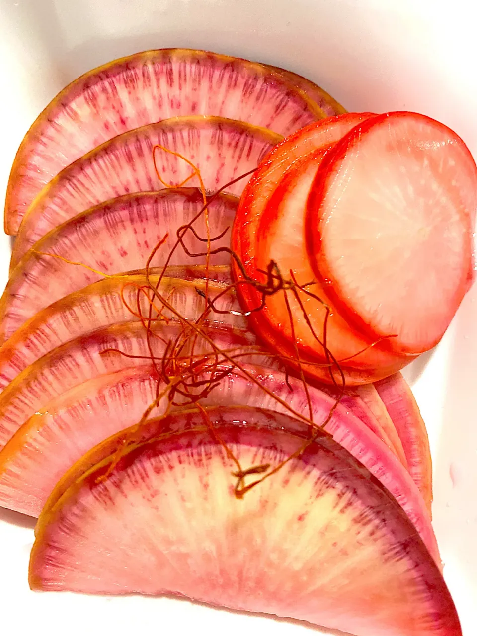 紅しぐれ大根の甘酢漬け|OLの気ままご飯🍽さん