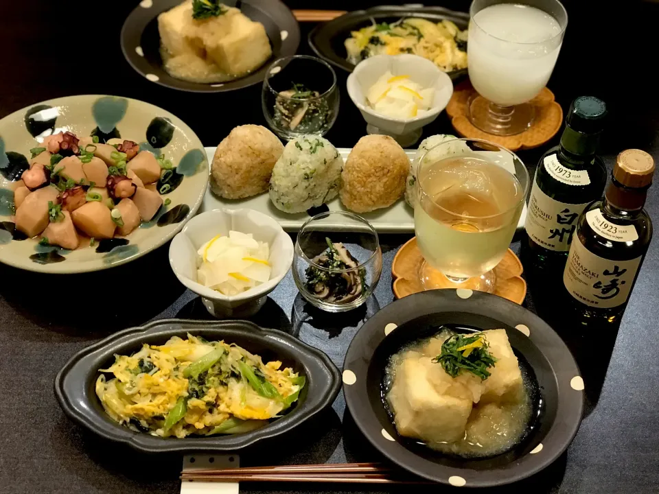 Snapdishの料理写真:手作り和食でおうち居酒屋🏮開店🍷🍸🍶🍻🍺|てんのすけさん