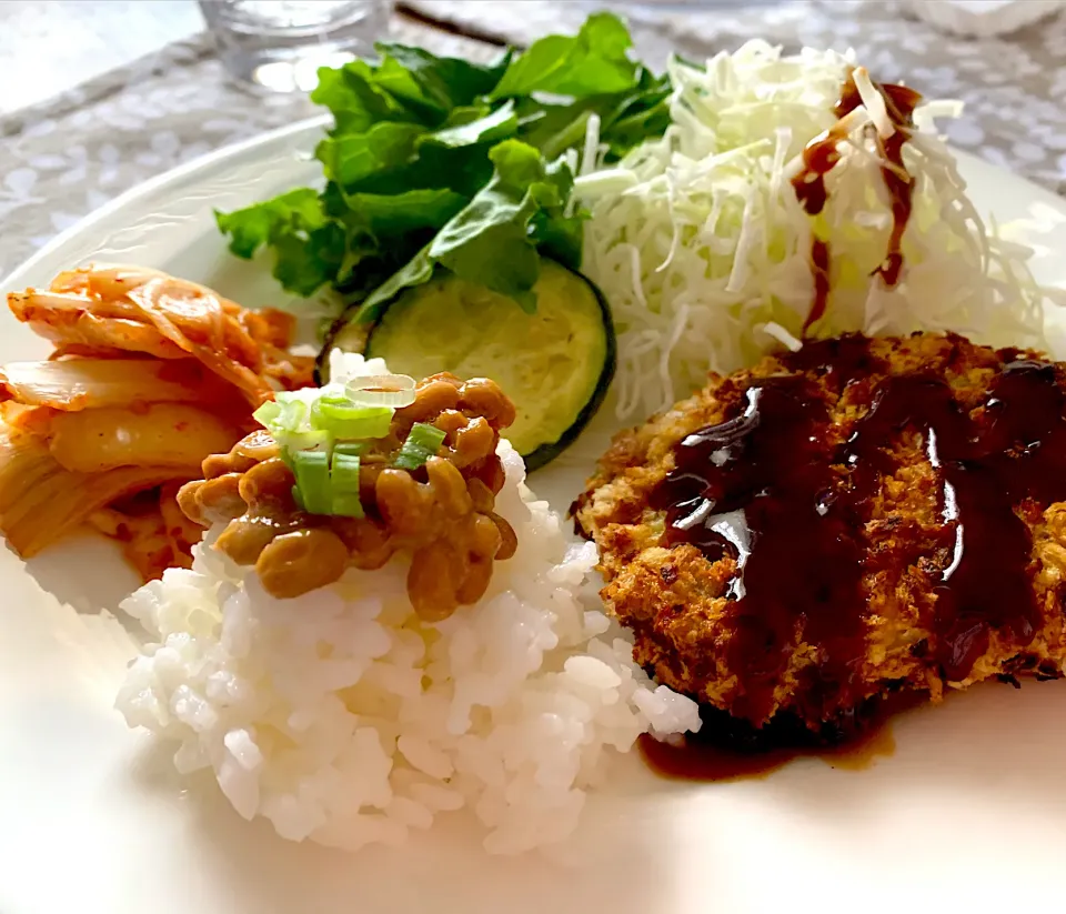 Natto and kimchi|Sakieeeeenさん