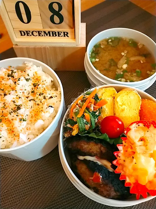 12月8日😋夫弁当🍱|pinoさん