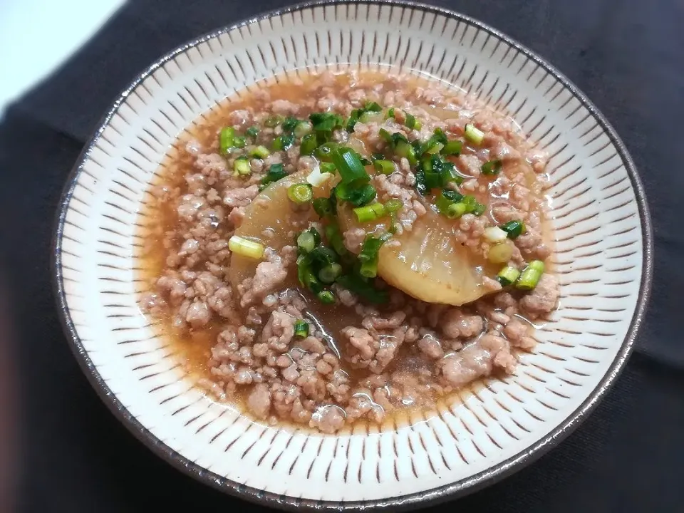 からあげビールさんの料理 レンジで時短♪これうまっ!焼き大根のほっこりそぼろあん|choco_obaaさん