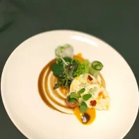 tofu tarrine with mesclune and tamarine sauce|Ingoe Muchlisさん