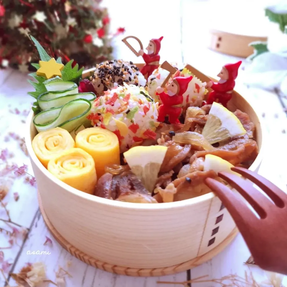 小人のクリスマス弁当|asamiさん