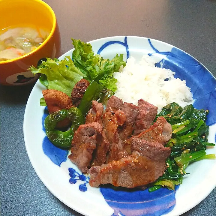 カルビ焼肉ワンプレートランチ|jun(・x・)さん