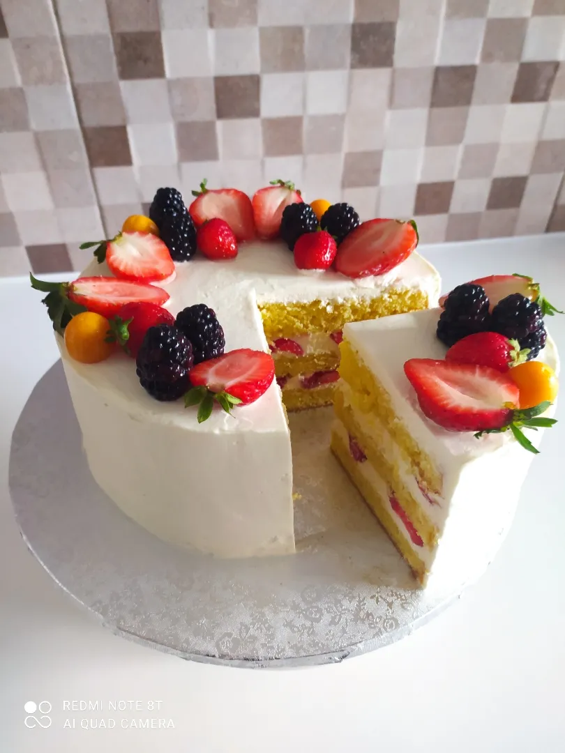 Snapdishの料理写真: Mascarponecake|Ebgenia Doroshenkoさん