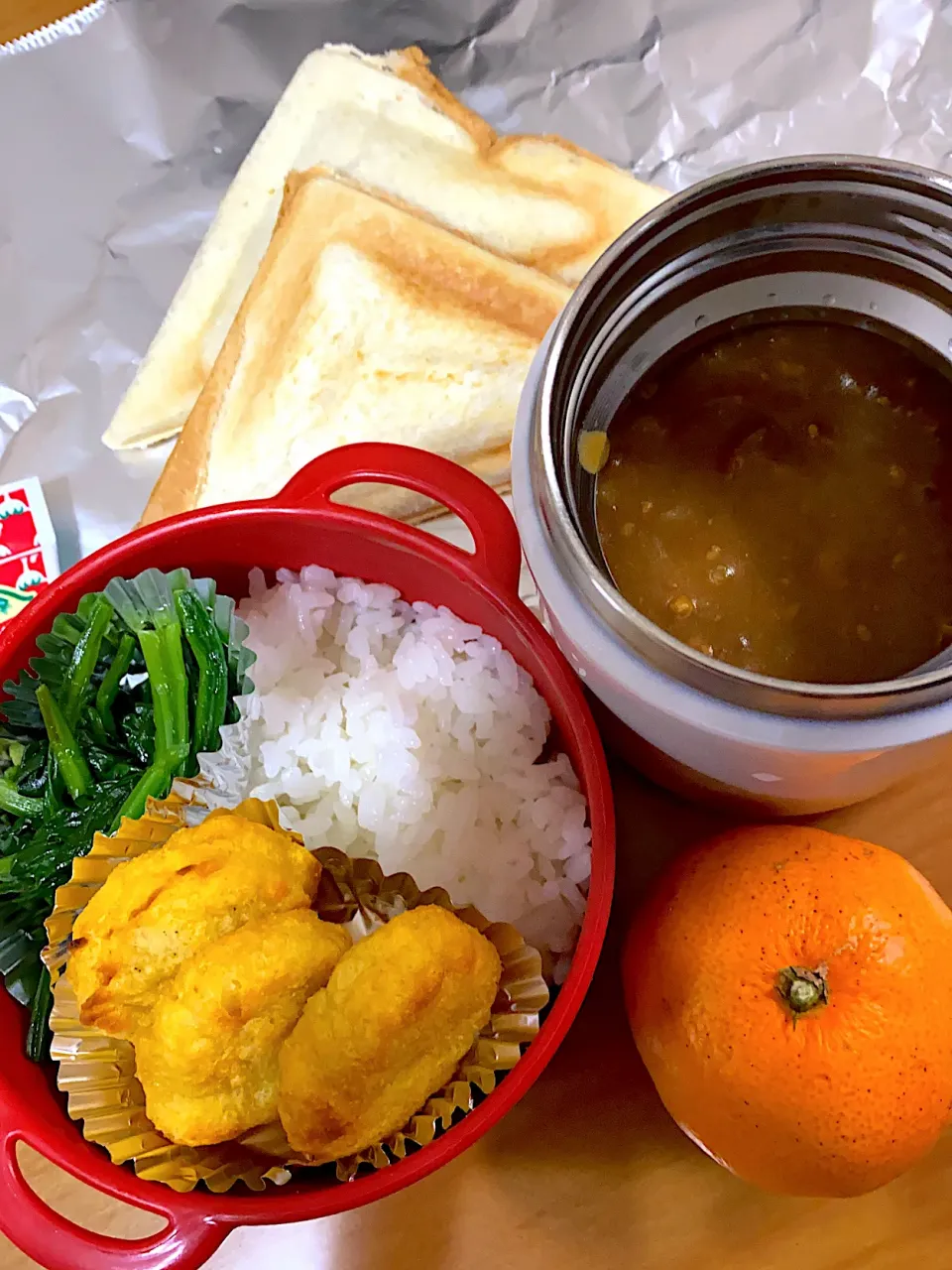 ホットサンド&カレーライス弁当|まっきんさん