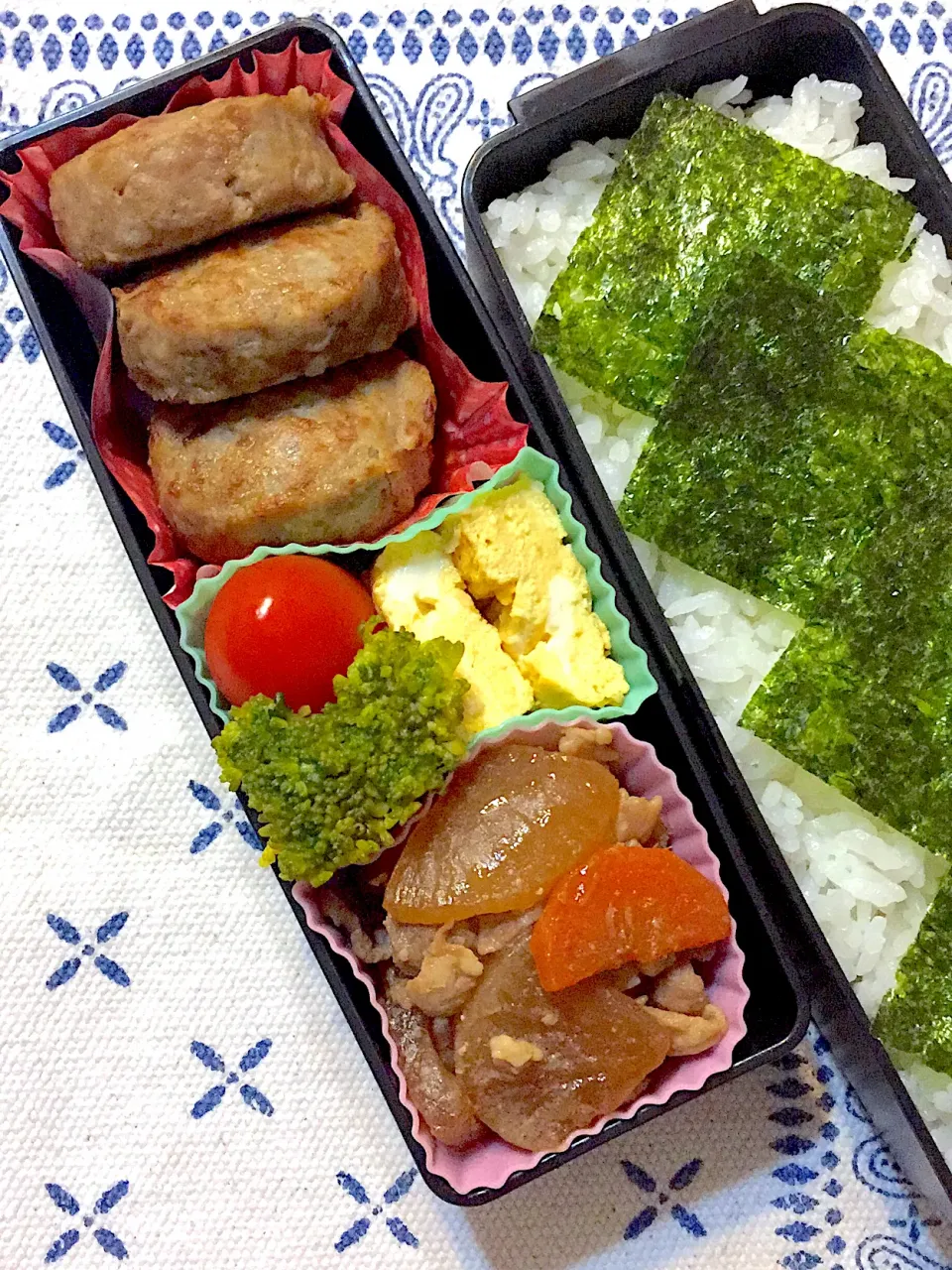 12/9☆旦那☆バーグ弁当|ちーさん