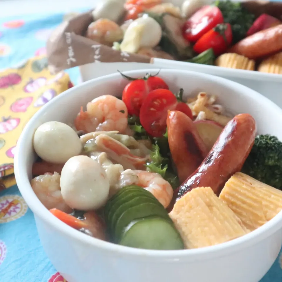 中学生男子年子弁当🍱中華丼|なかじー。さん