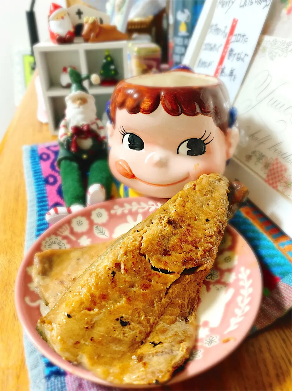 焼くだけ簡単激ウマ♡昆布醤油漬け鯖のフライパン焼き。|ぽき。さん