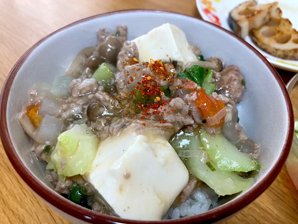 ＊麻婆野菜？挽肉中華丼？麻婆チャンプルー？＊|＊抹茶＊さん