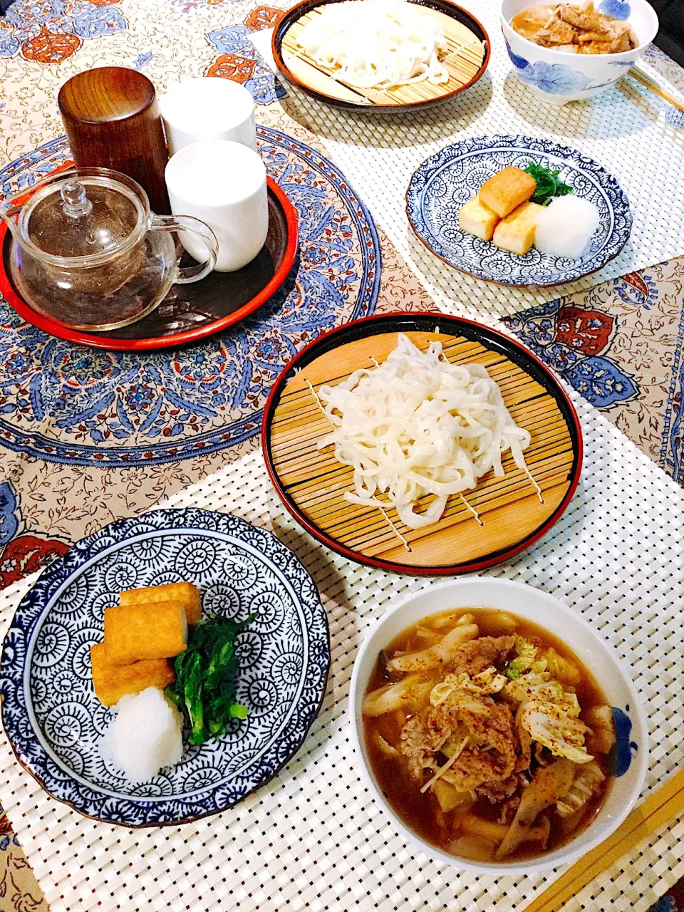 肉汁うどん、焼き厚揚げ|papinさん