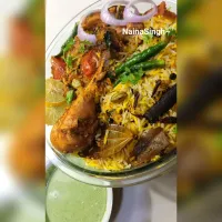 ##Chiken dum Biryani##indian food##|nainasinghさん