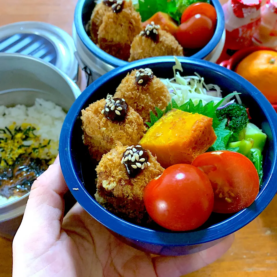 Snapdishの料理写真:ひとくちカツ弁当|てんさん