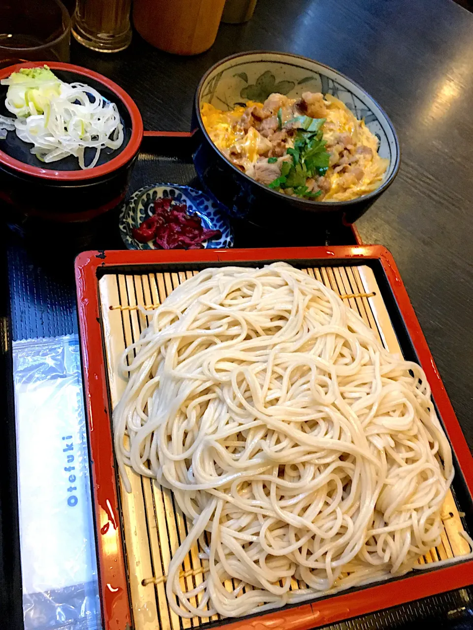 もりそばと牛とじ丼セット@ゆう月(大森)|yoooochanさん