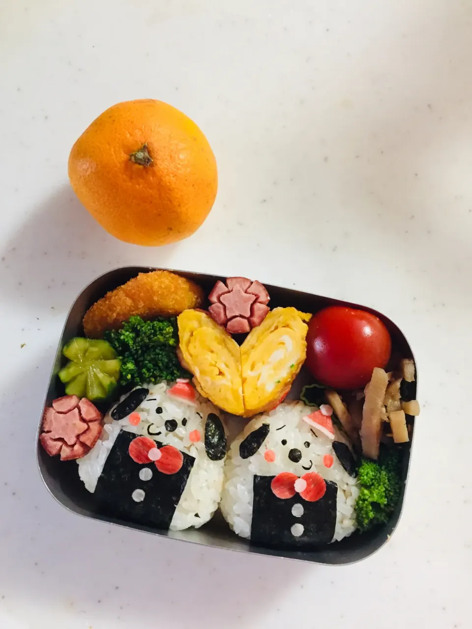 pimoriさんの料理 Akiyoさんの料理 スヌーピーおにぎり弁当|pimoriさん