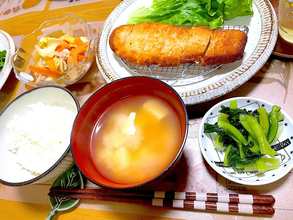 白身魚のふんわり竜田、ベーコンと野菜の塩麹蒸し、漬物|江口笑湖さん