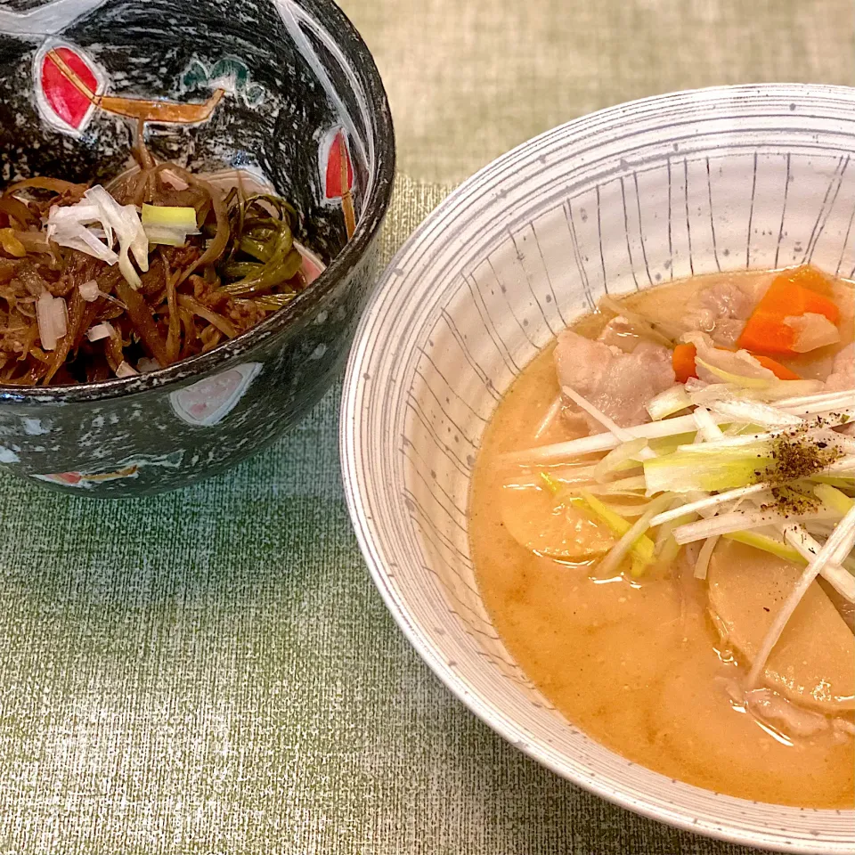 孟宗汁とゴボウとウシ肉の煮物|にゃあ（芸名）さん