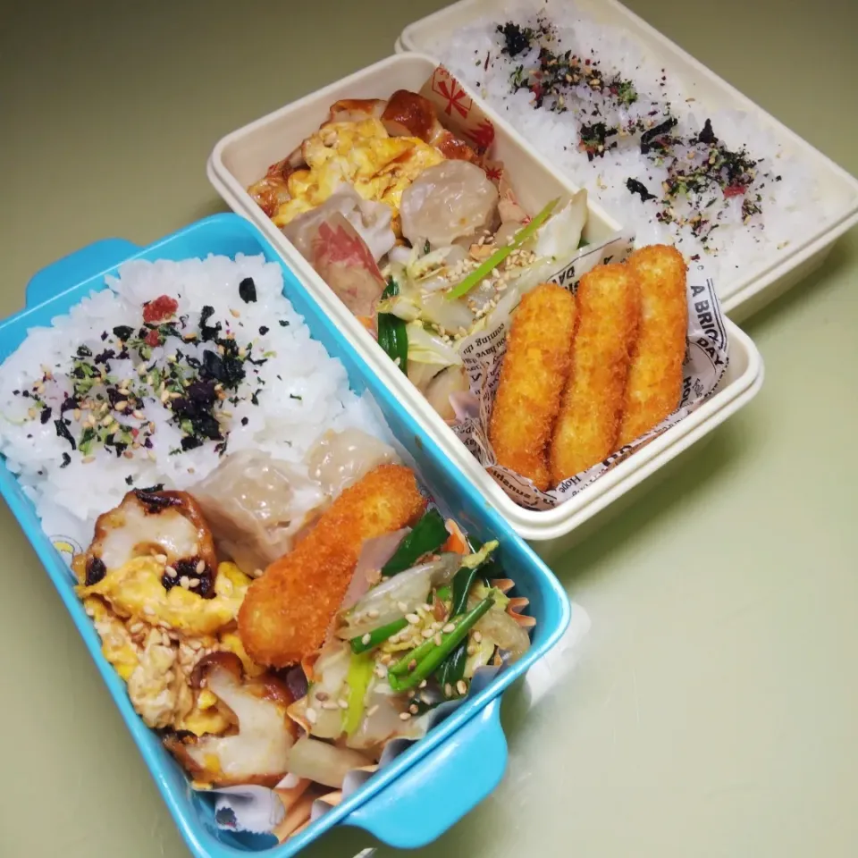 Snapdishの料理写真:12/11 夫婦弁当|けろよんさん