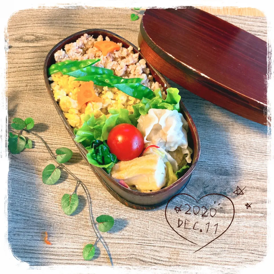 12/11 ☺︎ 鶏そぼろ丼弁当✩.*˚|jon2さん