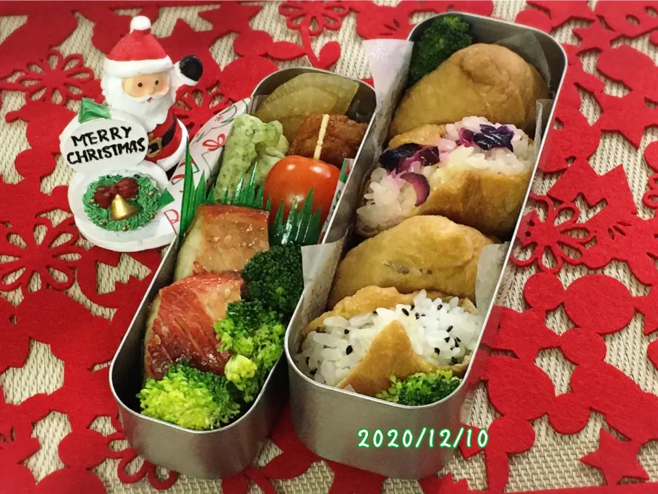 Snapdishの料理写真:旦那弁当～おいなりさん|チムニーさん