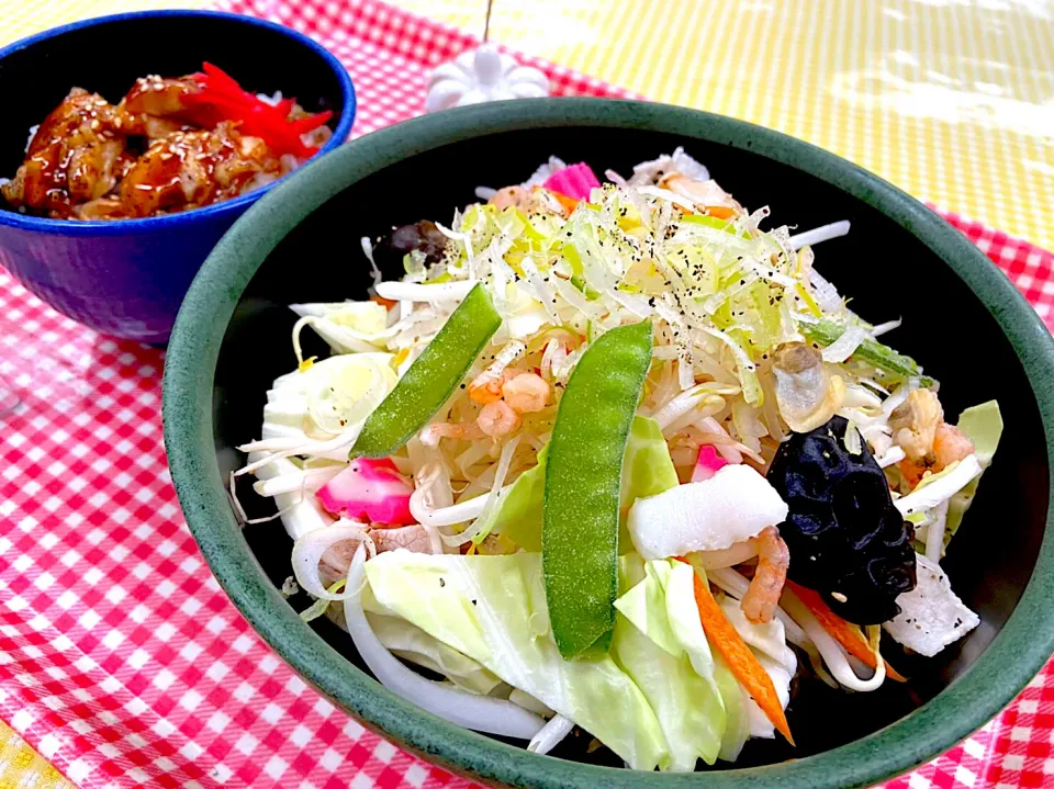 厚別ちゃんぽん麺・ミニ丼セット|nyama1さん