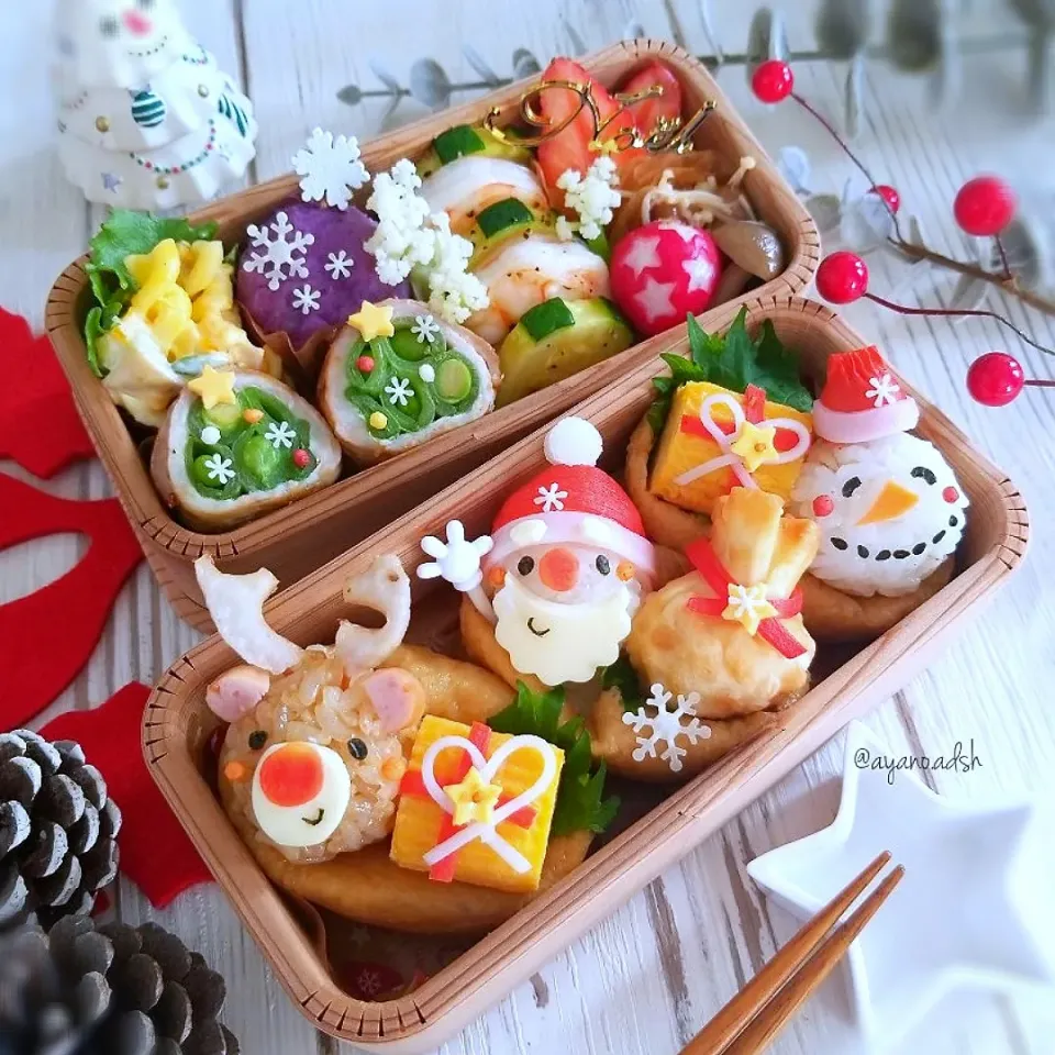 Snapdishの料理写真:クリスマスおいなりさん弁当
✨🎄✨🎅✨|ayano.adshさん