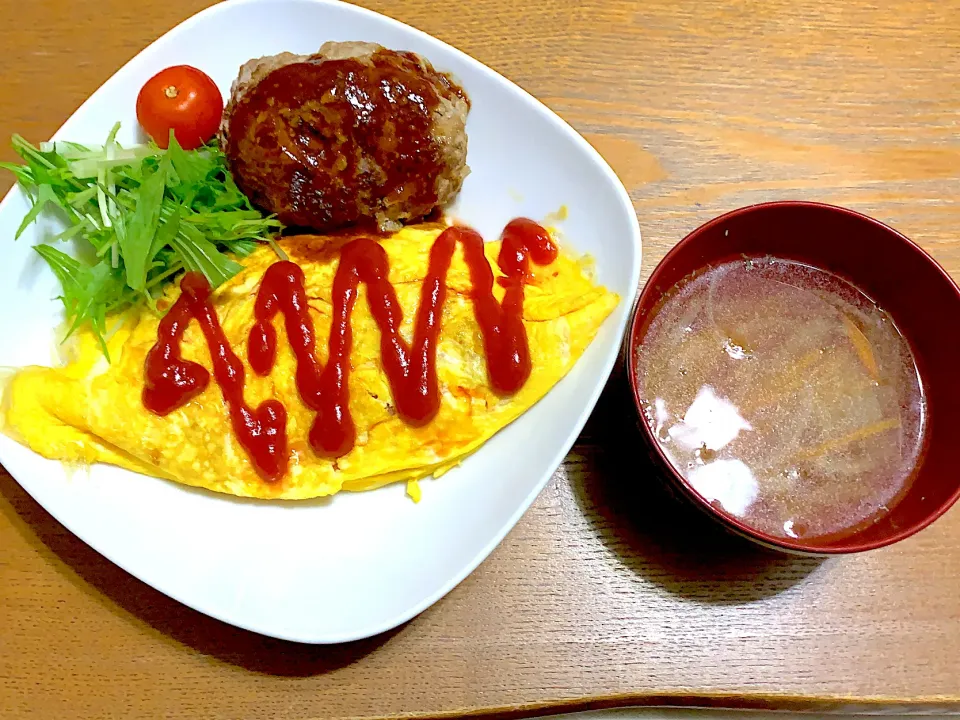 Snapdishの料理写真:ワンプレート夕飯✨|もぐぷーさん