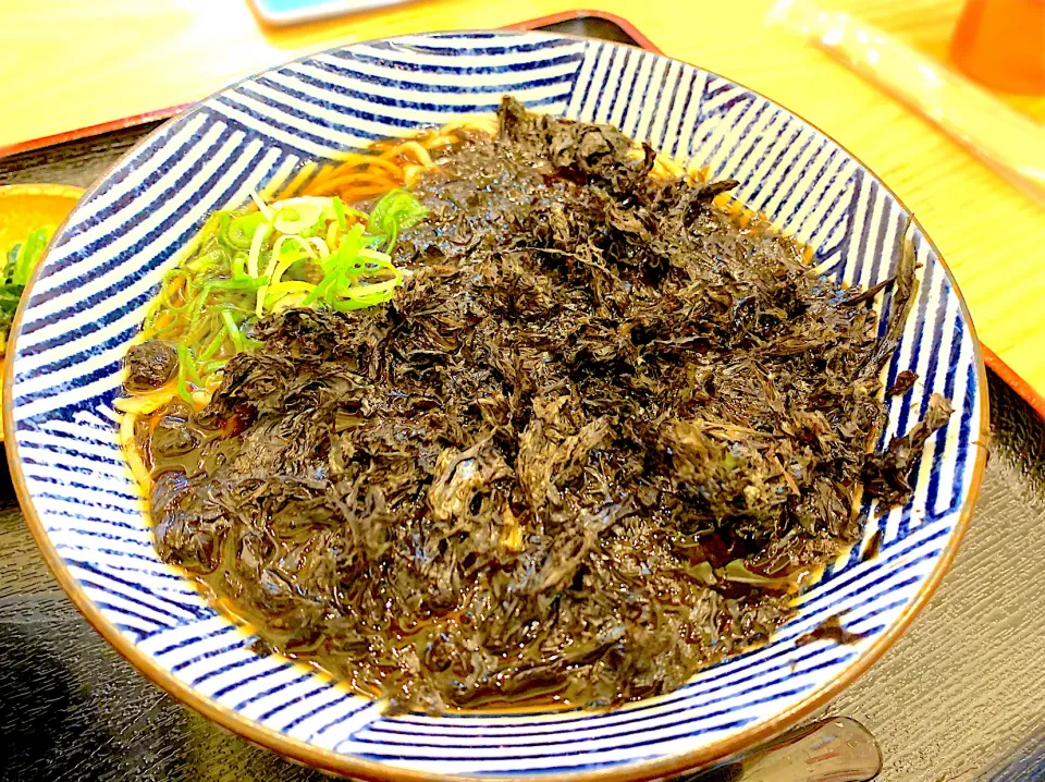 山口県産岩海苔の花巻蕎麦|浅草橋百そばさん