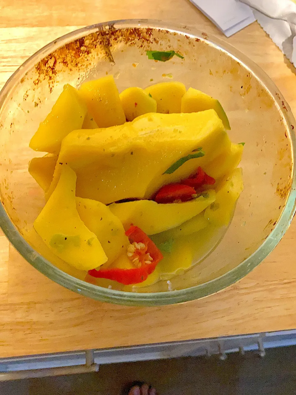 Snapdishの料理写真:Mango chow|Leona A Williamsさん