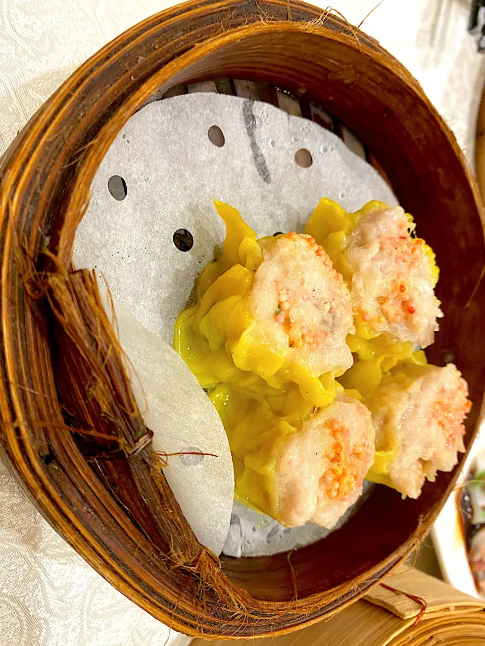 Snapdishの料理写真:Steamed pork balls with crab roe|skyblueさん