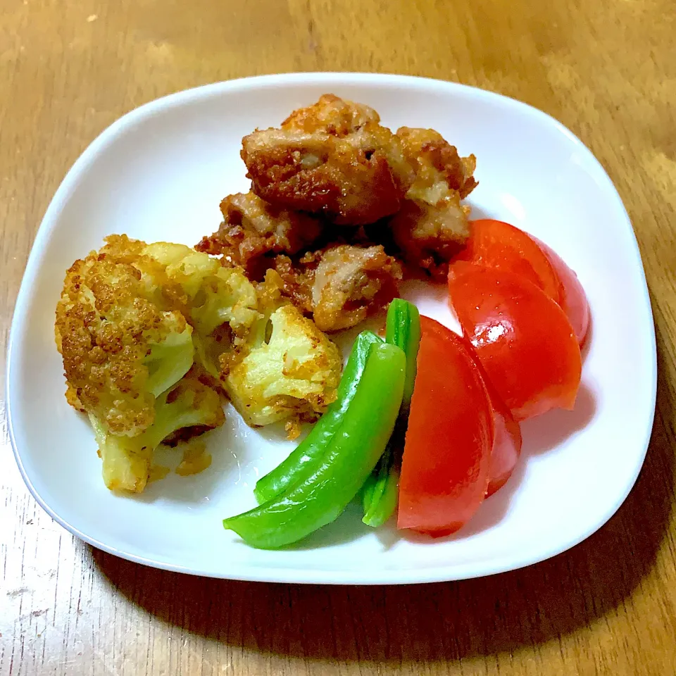 唐揚げ粉で鶏の唐揚げ＆カリフラワーの唐揚げ|matchさん