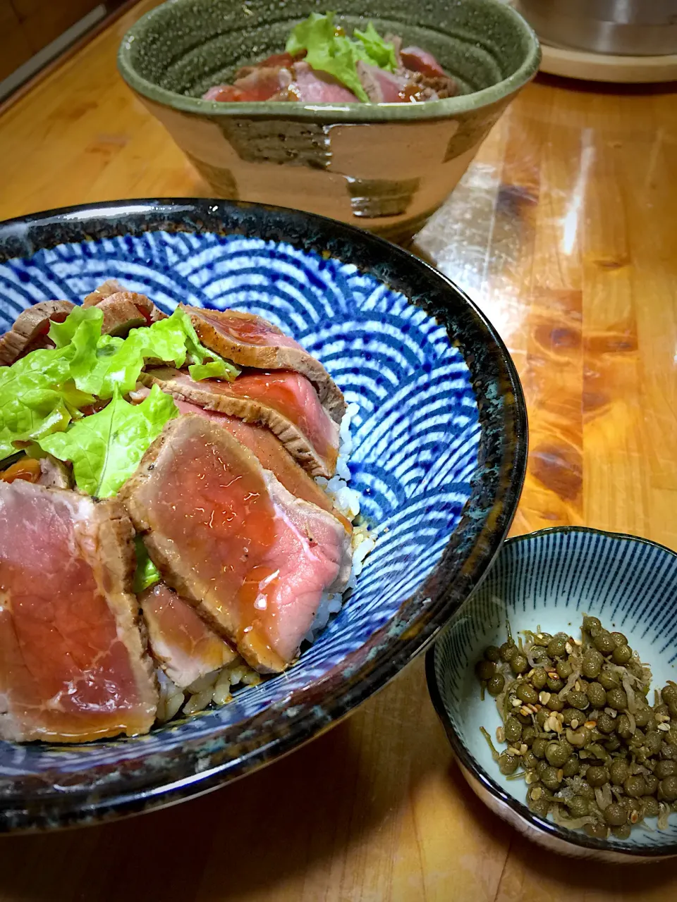 今夜はローストビーフ丼を作ってみました|keikoさん