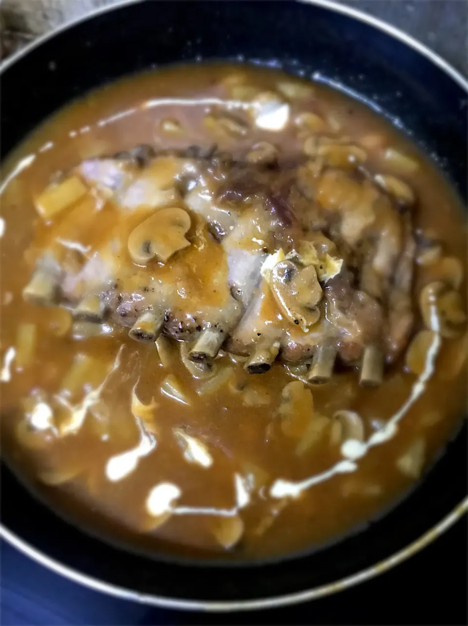 Baby back ribs in pineapple and mushroom|aiko takagiさん