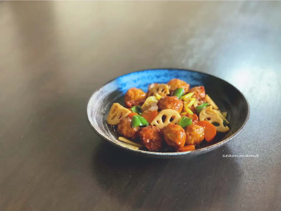 レンコン入りシャキシャキ肉団子☺︎|ゆこさん