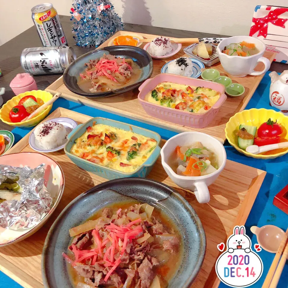 Snapdishの料理写真:おうちごはん / 牛皿定食|ぷらっとさん