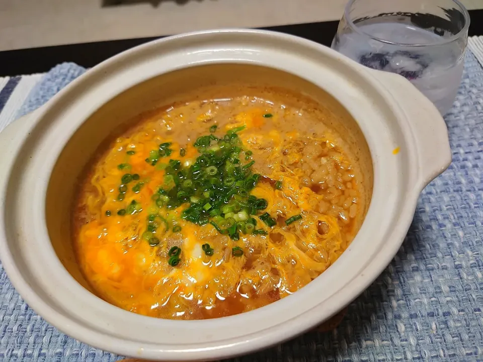 Snapdishの料理写真:★今夜のお夕飯★
☆昨夜の鍋つゆで雑炊|☆Chieco☆さん