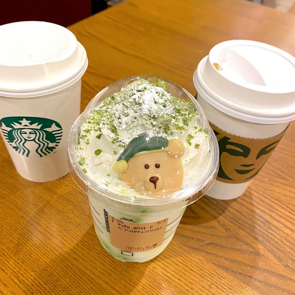 スタバ☕抹茶ホワイトチョコ|☘️yumiko😘💕さん