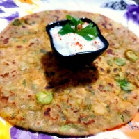 Aloo matar paratha|shubhさん