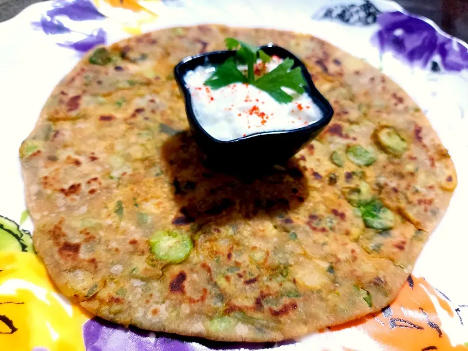 Aloo matar paratha|shubhさん