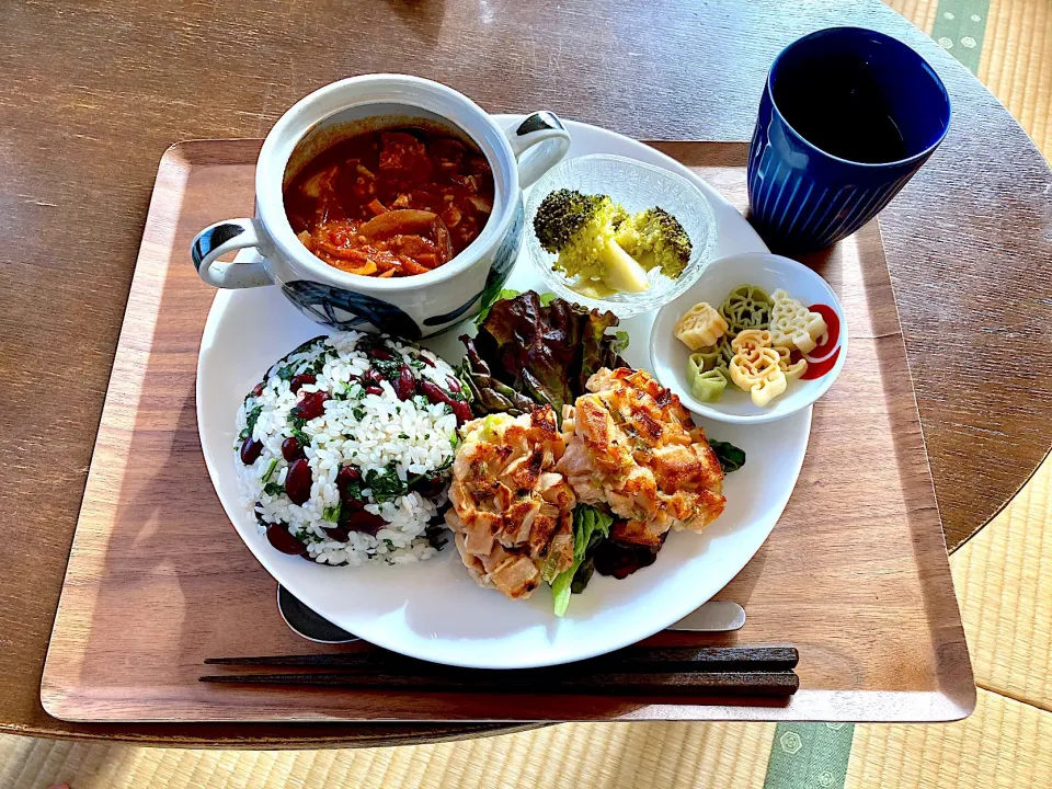 ベジランチ♡麩ナゲットのご飯|みよさん