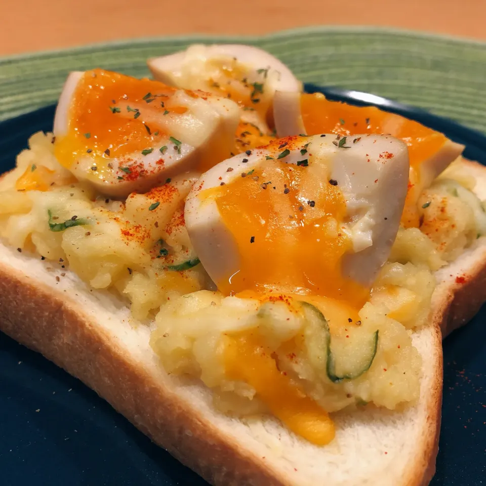 Snapdishの料理写真:朝ゴパン🍞|みかんさん