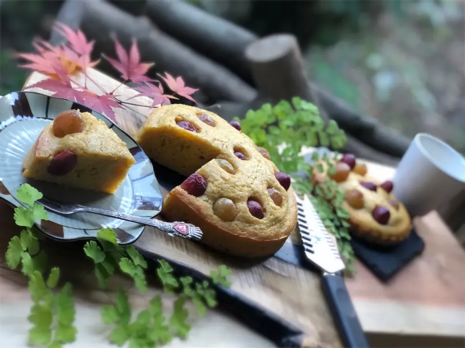 ぶどうとカッテージチーズのケーキ♪|ちーちさん