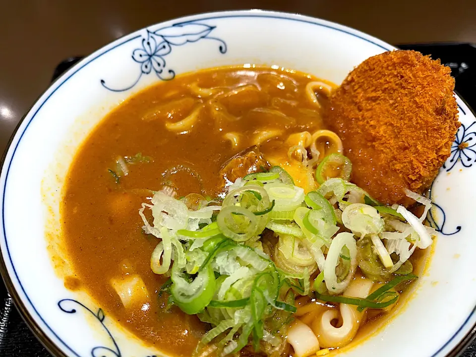 カレーきしめんにコロッケ|マハロ菊池さん