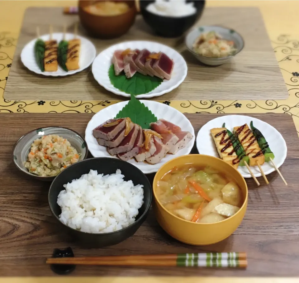 マグロステーキ◆ガーリックバター醤油～夕飯|チムニーさん