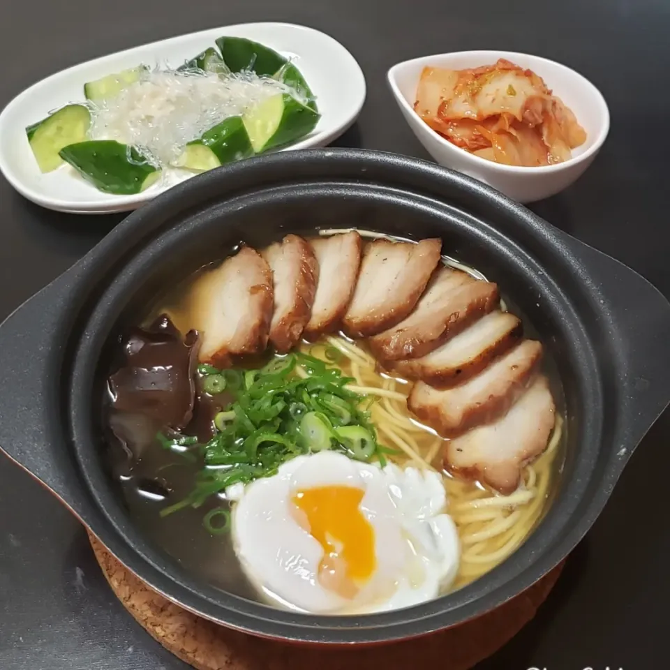 炙りチャーシュー麺(オーマイ糖質50％OFFパスタ)|Yukiさん