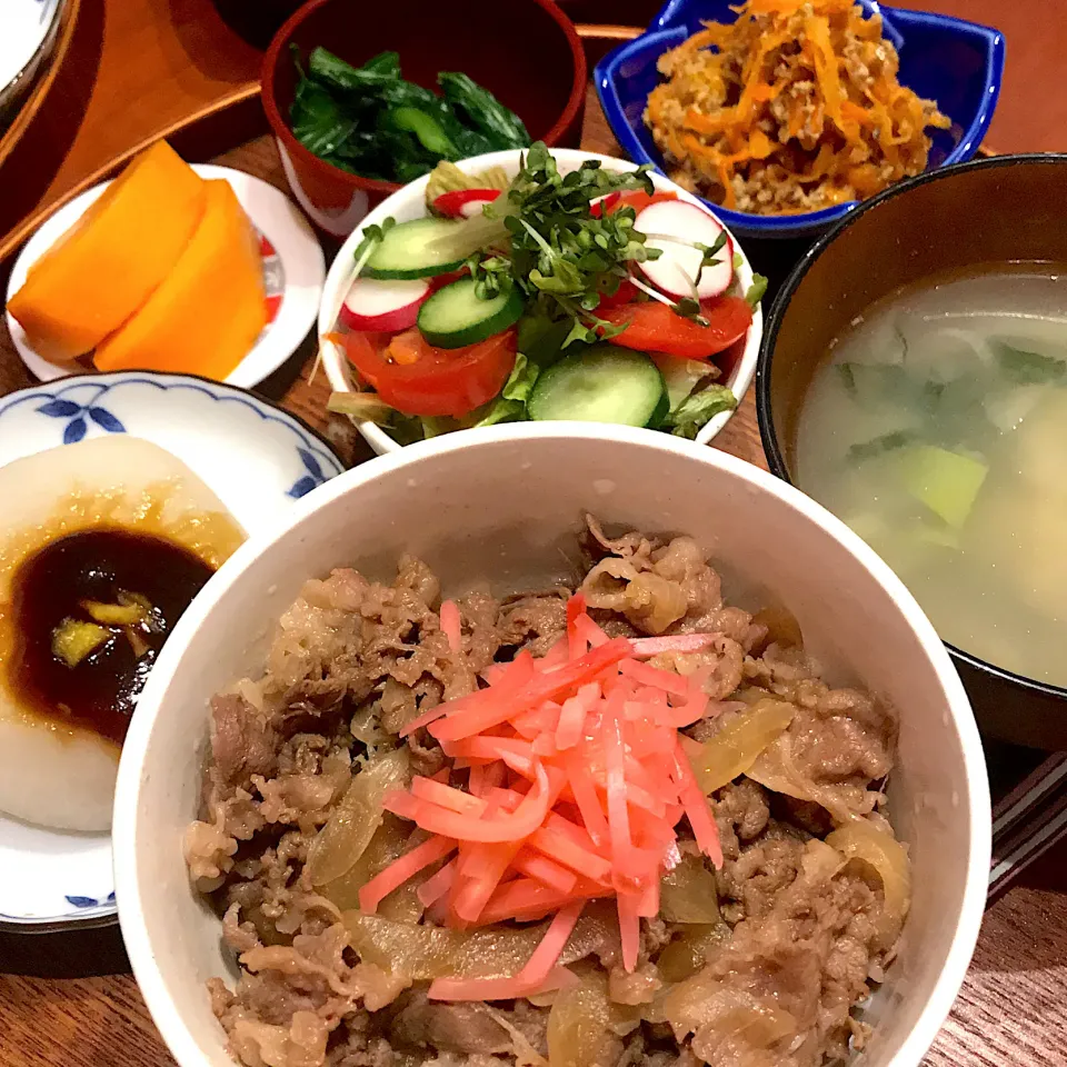 牛丼のお夕飯|mokoさん