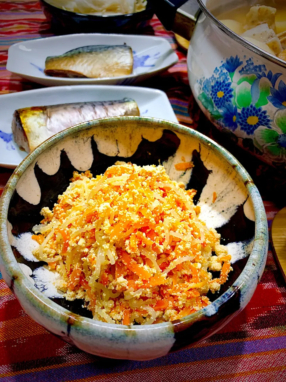 Snapdishの料理写真:鱈子和えと焼き鯖とおでんで渋い和食の地味晩ご飯|Blueberry🫐さん